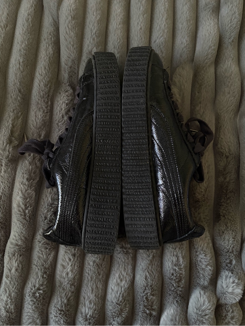 PUMA x FENTY creeper wrinkled patent sneakers - Picture 9 of 10
